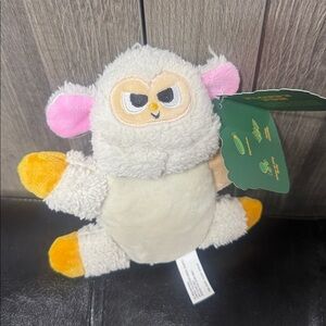 New Barkbox Shorn In A Barn Shelly Sheep Small Dog Plush Stuffed Squeaky Toy